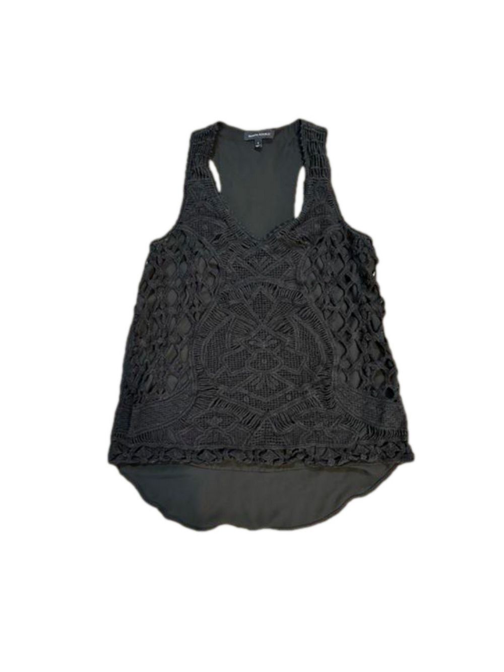 Banana Republic Black Lace Tank Top Blouse Small